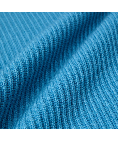 CROSSLEY DYED EXTRAFINE MERINOS WOOL SWEATER SOWAW26001BUL
