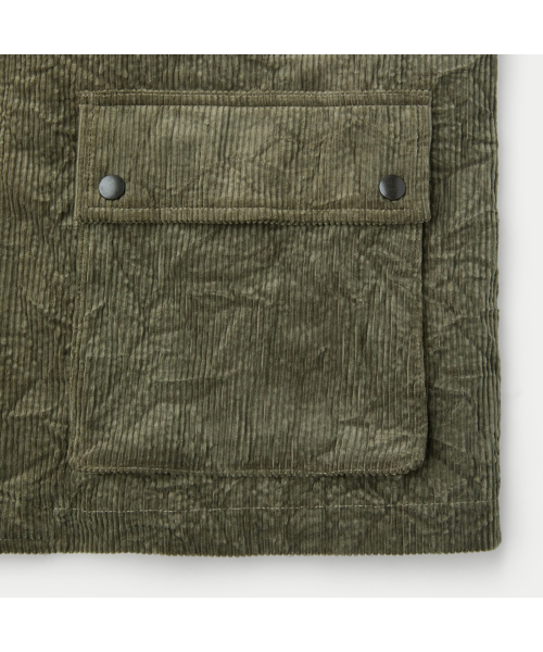 SAGE DE CRET CODUROY CRINKLE WORK JACKET SVUAW26255KHX