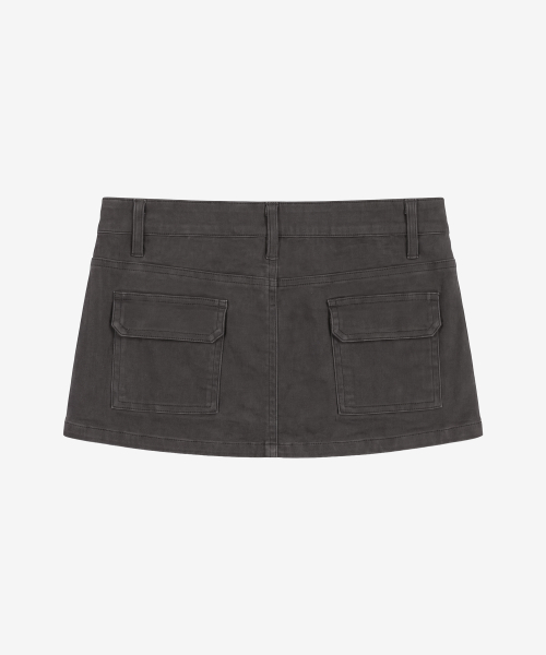 벡터 모듈 스커트_챠콜 Vector Module Skirt_Charcoal