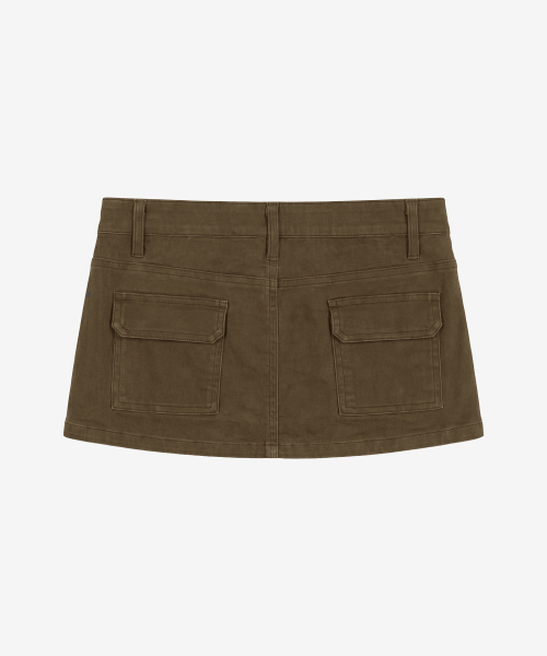 벡터 모듈 스커트_브라운 Vector Module Skirt_Brown