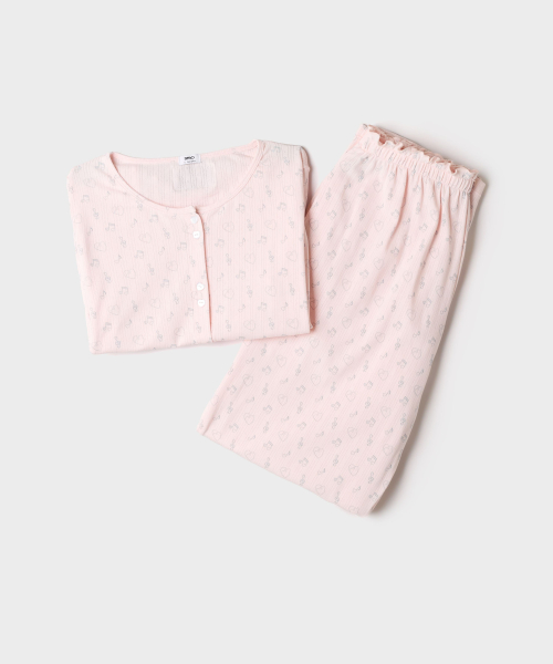 [HUGYOURSKIN X SPAO] Pajamas(Pink)_SPPPG4VU17