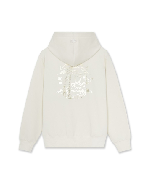 Basic Back Graphic Brushed Hoodie