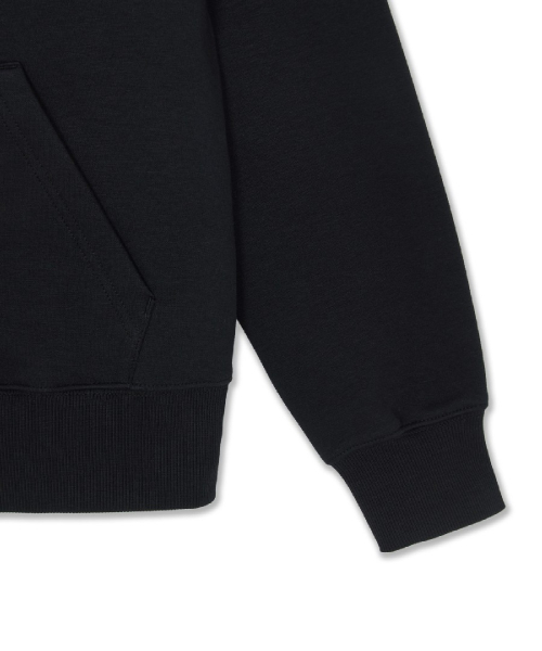 Basic Back Graphic Brushed Hoodie