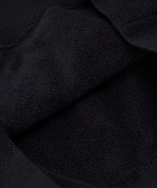 Basic Back Graphic Brushed Hoodie