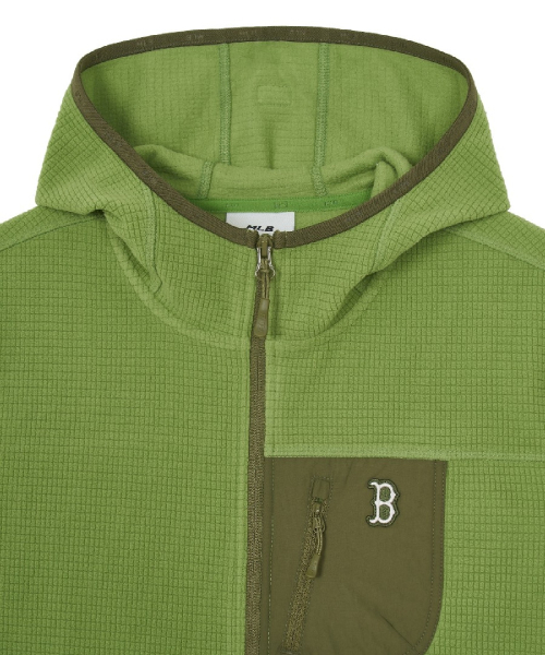 Light Fleece Hood Zip-Up