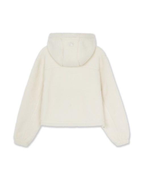 WomenS Fleece Crop Zip-Up