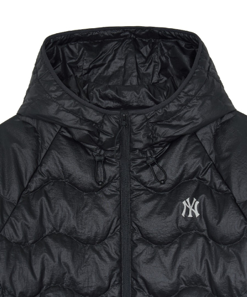 WomenS Gorpcore Wave Quilt Hood Light Down Jkt