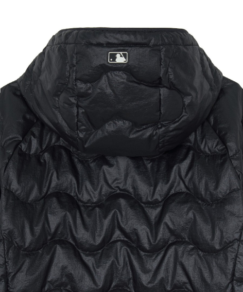 WomenS Gorpcore Wave Quilt Hood Light Down Jkt