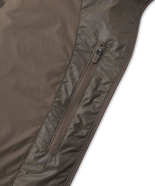 WomenS Gorpcore Wave Quilt Hood Light Down Jkt