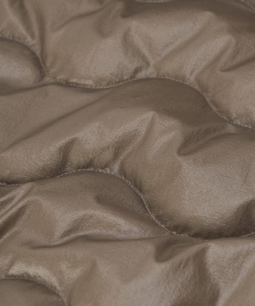WomenS Gorpcore Wave Quilt Hood Light Down Jkt