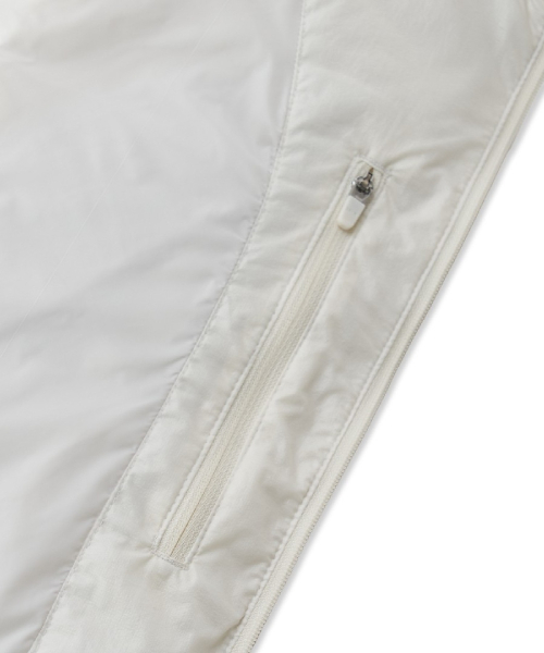 WomenS Gorpcore Wave Quilt Hood Light Down Jkt