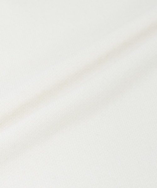 BASIC SMALL LETTERING HALF ZIP UP KNIT PULLOVER