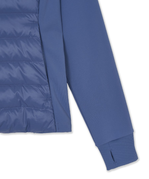 WomenS Jersey Mix Slim Fit Goose Light Down Jkt