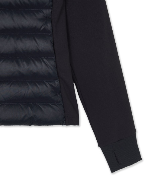 WomenS Jersey Mix Slim Fit Goose Light Down Jkt