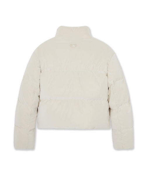 WomenS Matt Glossy Crop Down Jkt