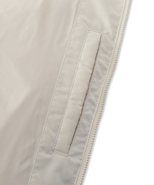 WomenS Matt Glossy Crop Down Jkt