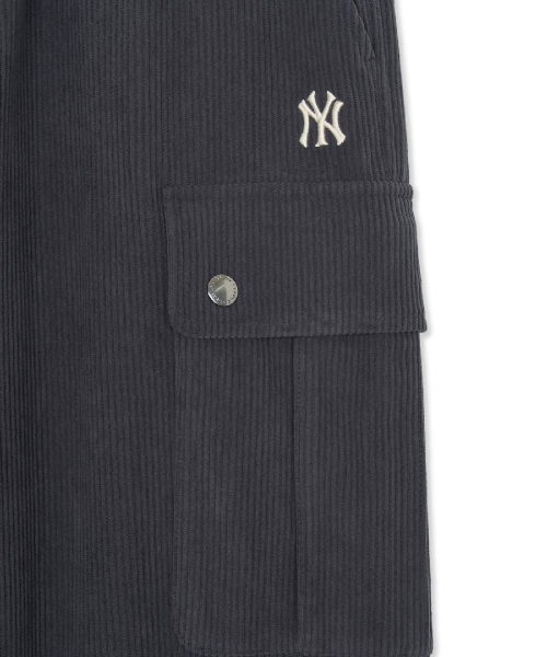Vintage Corduroy Cargo Wide Pants