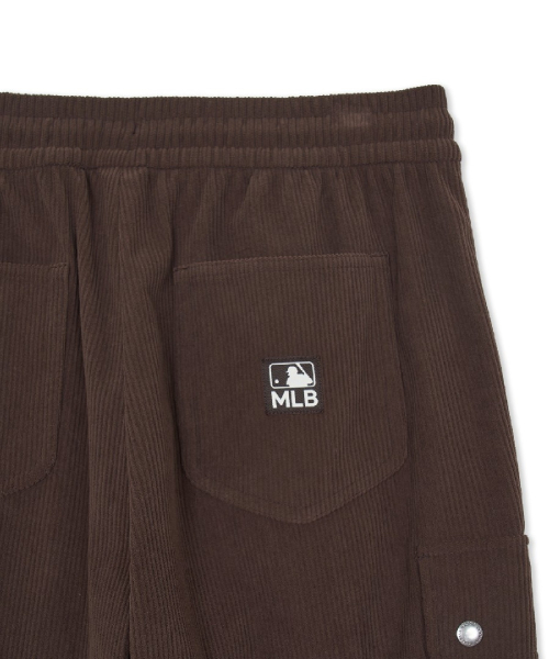 Vintage Corduroy Cargo Wide Pants