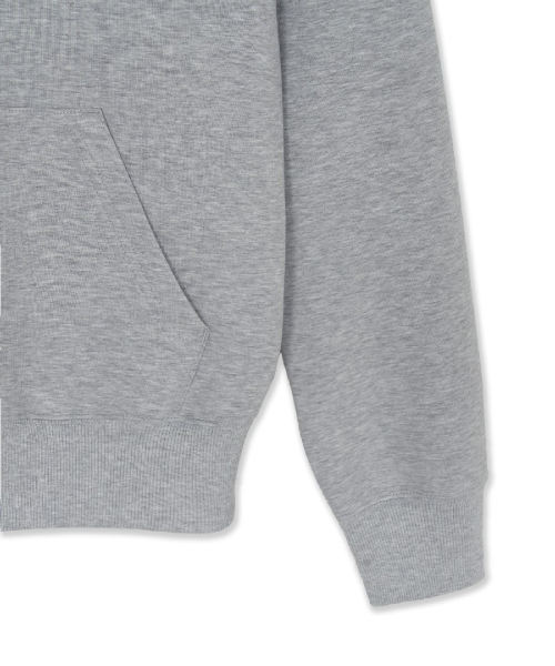 BASIC SERIFF BIG LETTERING LOGO HOODIE