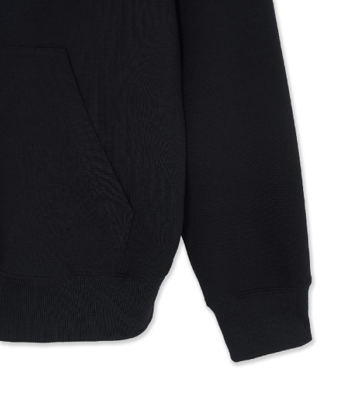 BASIC SERIFF BIG LETTERING LOGO HOODIE