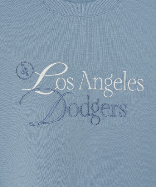 WOMENS BASIC SERIFF BIG LETTERING LOGO SWEATSHIRTS