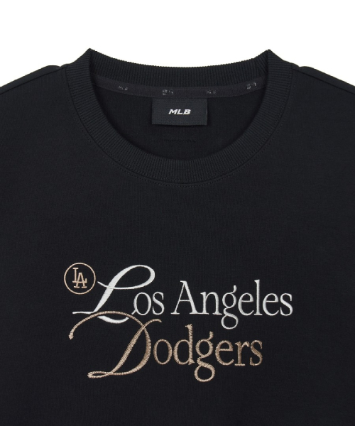 WOMENS BASIC SERIFF BIG LETTERING LOGO SWEATSHIRTS