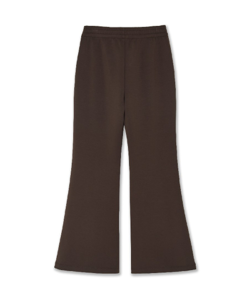 WOMENS BASIC MODAL BRUSHED WIDE FLARE PANTS