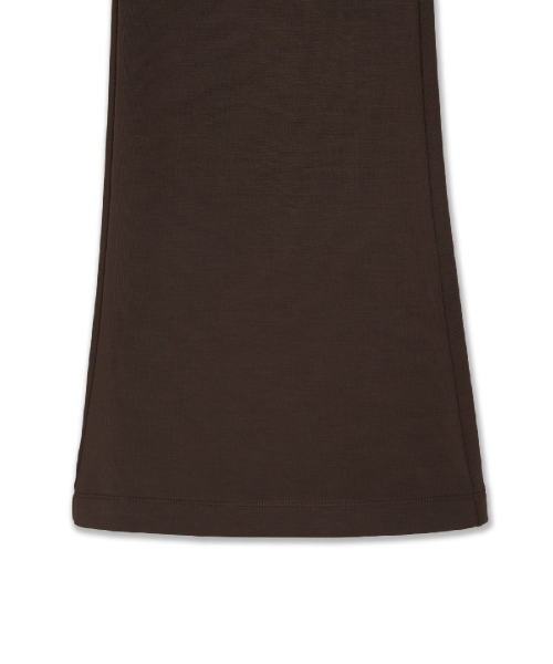 WOMENS BASIC MODAL BRUSHED WIDE FLARE PANTS