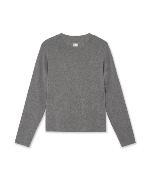 WOMENS BASIC LIGHTWEIGHT CREWNECK KNIT PULLOVER