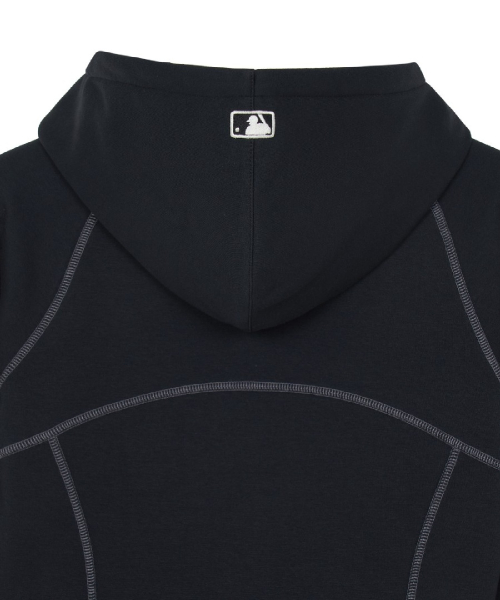 WomenS Basic Sportive Seam Hood Zip Up