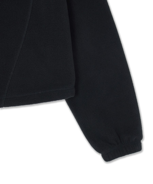 WomenS Basic Sportive Fleece Crop Hoodie