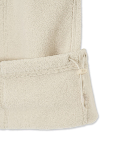 BASIC SMALL LOGO FLEECE STITCH WIDE PANTS