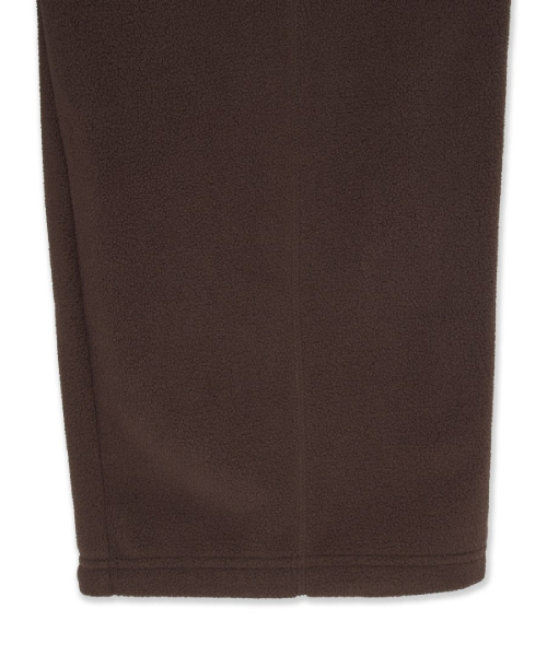 BASIC SMALL LOGO FLEECE STITCH WIDE PANTS