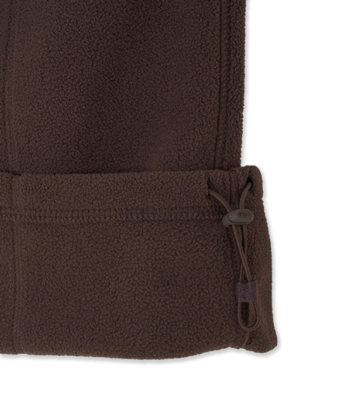 BASIC SMALL LOGO FLEECE STITCH WIDE PANTS