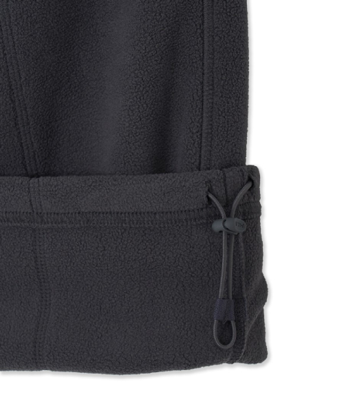 BASIC SMALL LOGO FLEECE STITCH WIDE PANTS