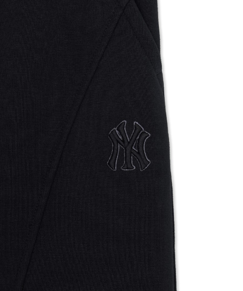 BASIC SMALL LOGO BRUSHED CURVED WIDE PANTS