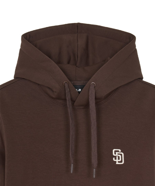 Basic Small Logo Brushed Hoodie