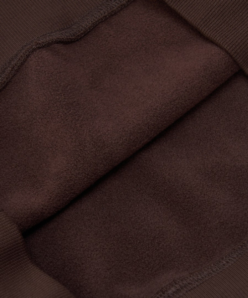 Basic Small Logo Brushed Hoodie