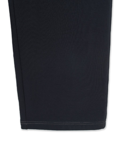 Basic Small Logo Brushed Wide Pants