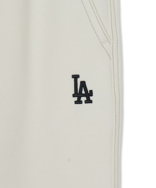 Basic Small Logo Brushed Wide Pants