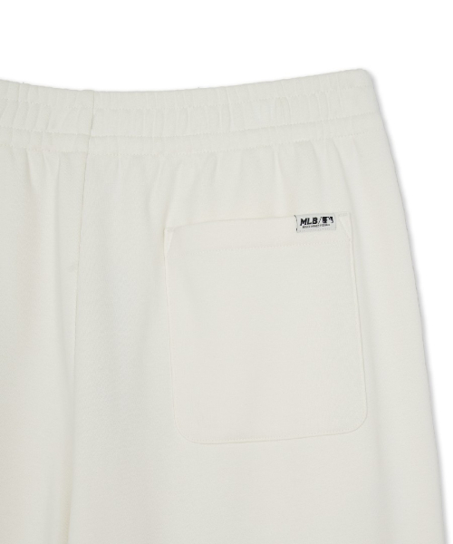 Basic Small Logo Brushed Wide Pants