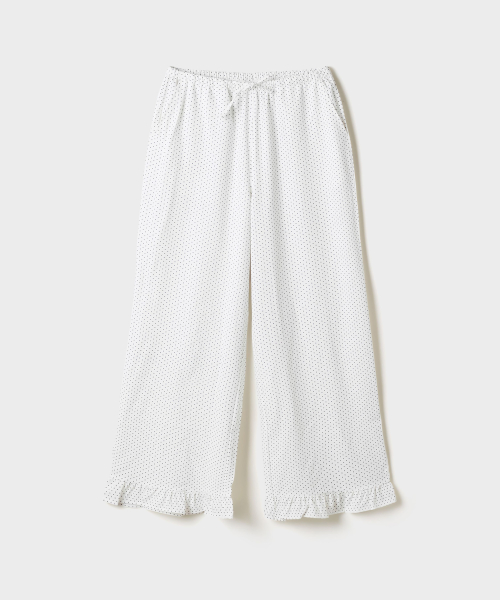 [COMFORT] Ruffle Long-Sleeve Pajamas_SPLOG49A08