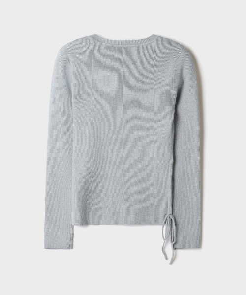 SOFT YARN Layered Shirred Knit_SPKWG49W08