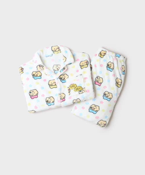 MANGGEUREOJINGOM Sleep Pajamas (White)_SPPPG4VU02