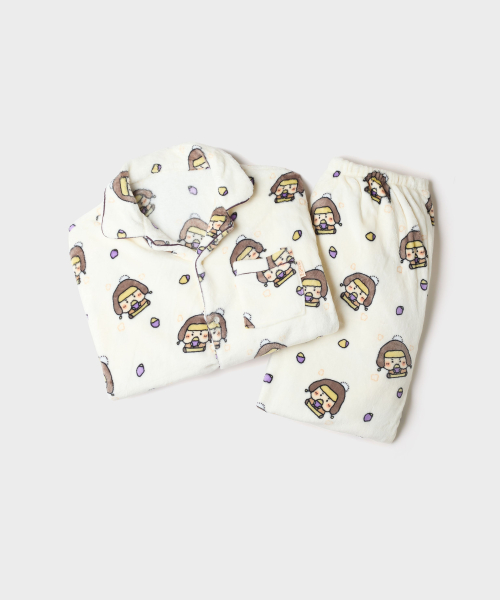 MANGGEUREOJIN GOM Sleep Pajamas (Ivory)_SPPPG4VU02