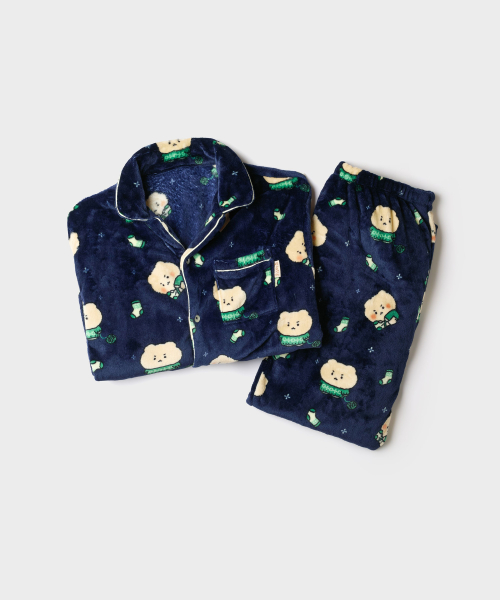 MANGGEUREOJIN GOM Sleep Pajamas (Navy)_SPPPG4VU02