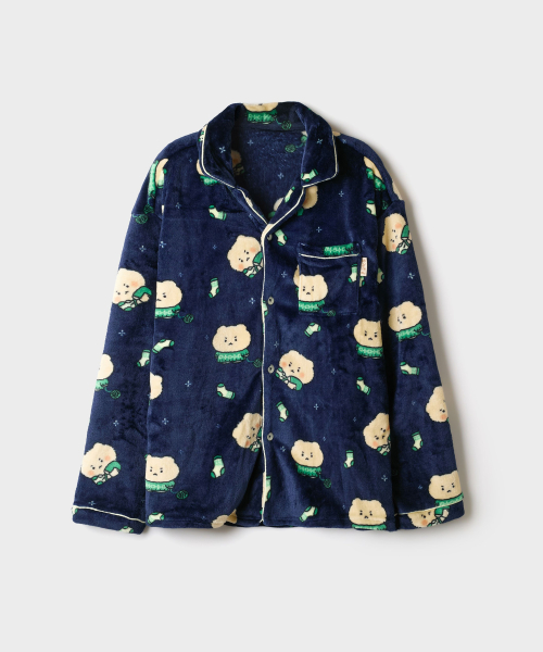 MANGGEUREOJIN GOM Sleep Pajamas (Navy)_SPPPG4VU02