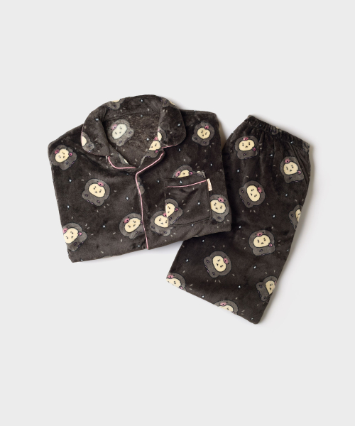 MANGGEUREOJIN GOM Sleep Pajamas (Brown)_SPPPG4VU02