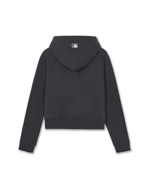 WomenS Varsity Vintage Letter Graphic Brushed Hood Zip Up