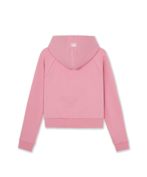 WomenS Varsity Vintage Letter Graphic Brushed Hood Zip Up